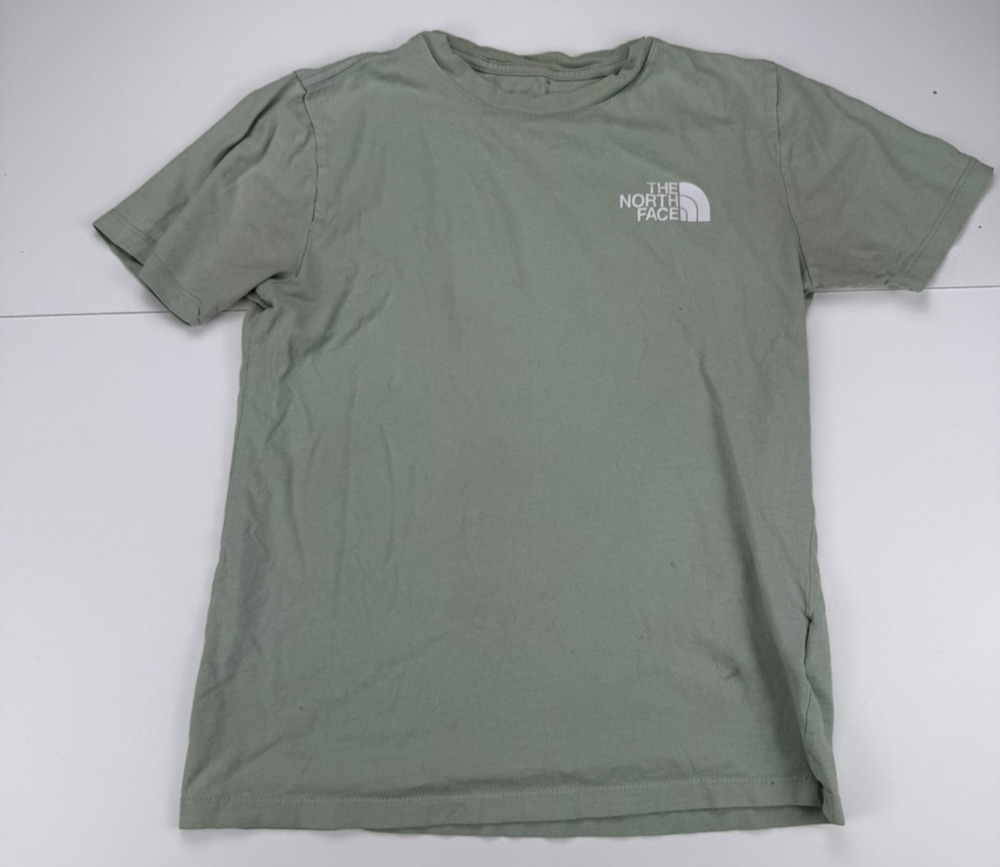 The North Face Womens XS Graphic T Shirt Green Never Stop Exploring Outdoor